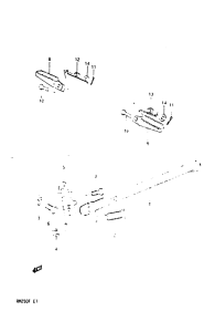 RM250 Stand - footrest