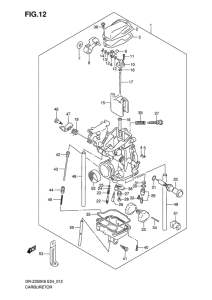 DR-Z250 Carburetor assy