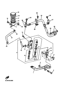 FZS1000 FZS10R Задний тормозной цилиндр