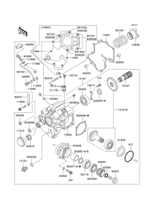 VN1600 Front bevel gear(1 / 3)