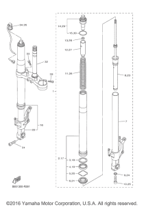 FJR1300AE Передняя вилка