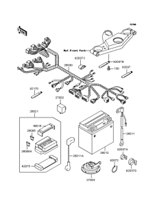 ZX400 Электрика