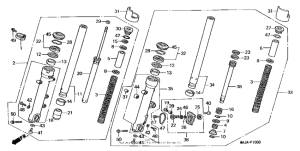ST1100 Front fork (1)