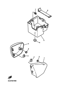 XV250 Боковые обтекатели