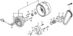 GL1200I Alternator + starter clutch