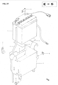 GSX500 Аккумулятор