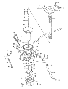 VS800 Carburetor assy