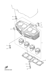 XJR1300 Цилиндры