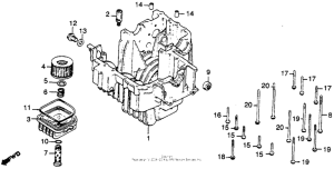 CB450 Lower crankcase