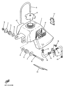 PW50 Rpservoir a carburant
