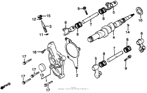 GL650I Распределительный вал