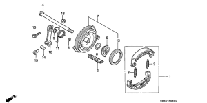 C90 Передний тормоз
