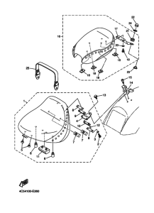 XVS650AT Пружина