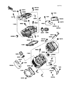 VN1500 Головка цилиндров