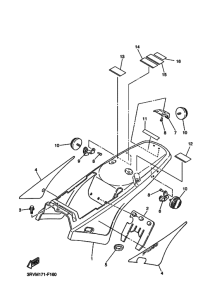 PW80 PW80X Боковая крышка