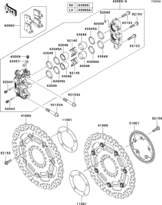 ZX1400 Front brake(dbf)