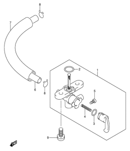 JR80 Топливный кран