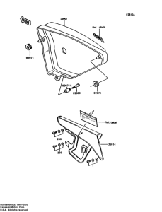 KE100 Крышка боковая / защита цепи