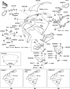 ZX900 Cowling(zx900-f1)
