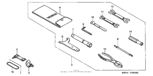 GL1500CF Инструмент