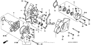 VFR800 (ABS) Водяной насос