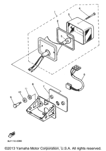 XT600EDC Фонарь