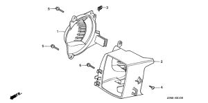 PK50S Shroud / fan cover