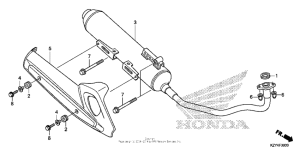 PCX150 Глушитель