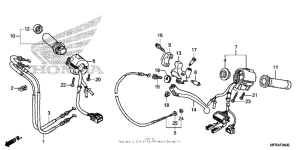 VT1300CT Handle switch + cable