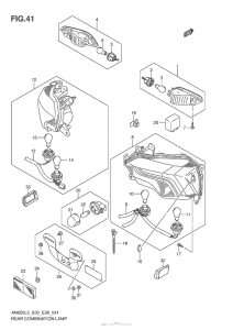 AN650 Задний фонарь
