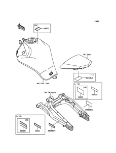 EX650 Лейбл предостережения