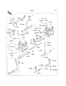 KLE500 Carburetor(1 / 2)
