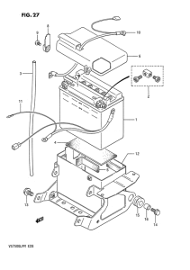 VS750 Аккумулятор