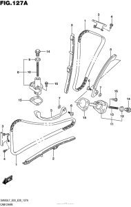 SV650 Цепь ГРМ