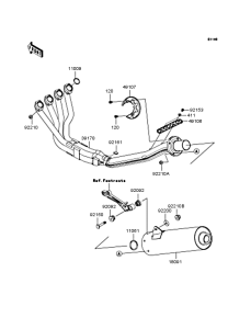 ZX1200 Глушитель
