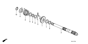 Z50J Кик стартер