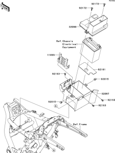 VN1700 Короб для АКБ