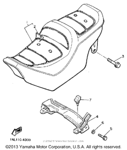XVZ13UC Сиденье