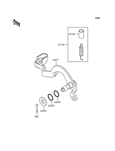  Педаль тормоза