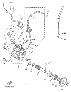 TDR125 Масляный насос