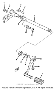 XS850G Копирный вал