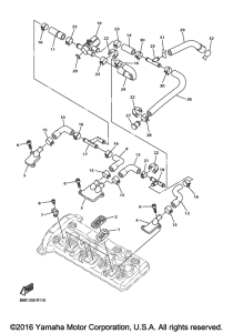 FJR1300A Система забора воздуха