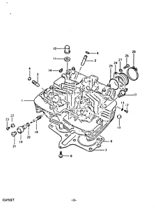 GS450 Головка цилиндров