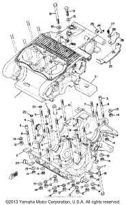 TX750A Картер двигателя