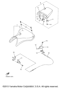 YZF-R6 Сиденье