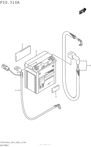 TU250 Аккумулятор