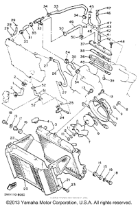 XVZ13DEC Radiator-hose
