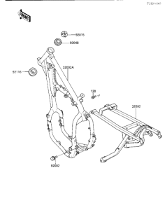 KX500 Frame comp