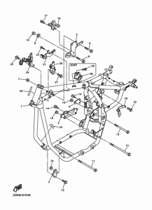 XVS950CU (ABS) フレ-ム