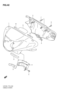 UX150 Рулевое покрытие